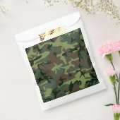 迷彩迷彩柄グリーンブラウンパターン フェイバーバッグ (封をした状態)