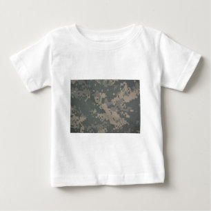 迷彩部隊 デジタルアートの平和 Acu パターン ベビーTシャツ
