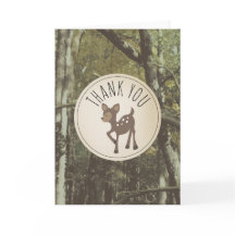 迷彩鹿の赤ちゃんシャワーありがとう