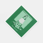 迷彩黄錐おもしろい体円錐形 スタンダードランチョンナプキン (角)