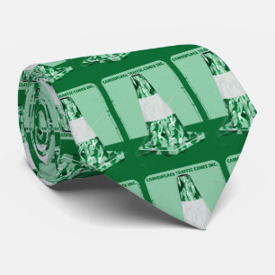 迷彩黄錐おもしろい体円錐形 ネクタイ