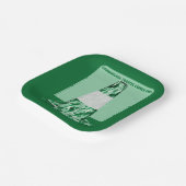 迷彩黄錐おもしろい体円錐形 ペーパープレート (傾斜あり)