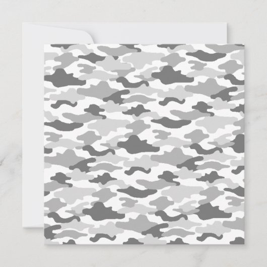 迷彩（ホワイト） カード (正面)