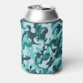 迷彩：ヴィンテージシームレス背景。 缶クーラー (缶裏面)