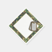 迷彩/迷彩柄テーマ誕生会 スタンダードカクテルナプキン (角)