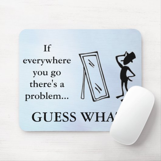 迷惑な人々のための皮肉な1つのはさみ金 マウスパッド (マウス)