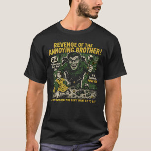 迷惑な兄弟復讐の映画のポスターハロウィーン Tシャツ