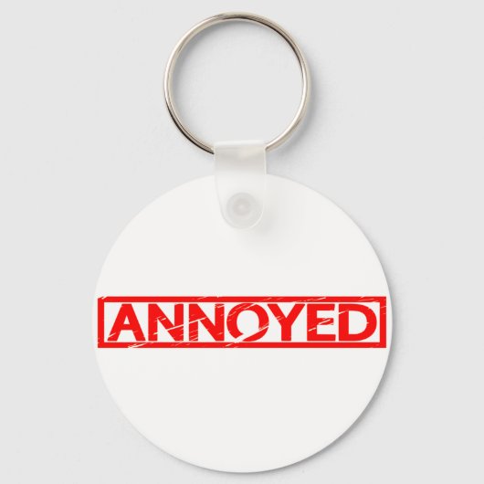 迷惑な切手 キーホルダー (正面)