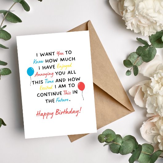 迷惑な君のハッピーバースデー シーズンカード