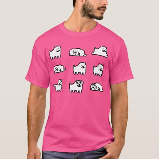 迷惑な犬 Undertale Hq Tシャツ (正面)