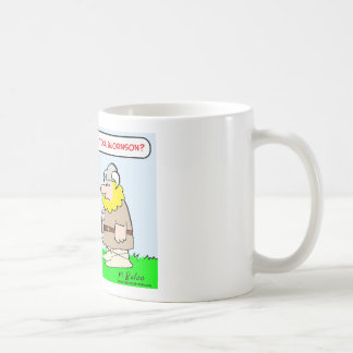 迷惑を掛けるバイキングの角 コーヒーマグカップ