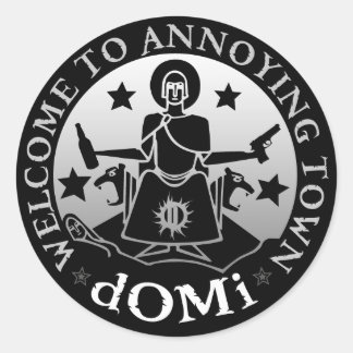 迷惑ステッカーへようこそ！ ラウンドシール