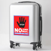 迷惑ストップメールアドレス指定メールなし – 不要 シール (スーツケース)