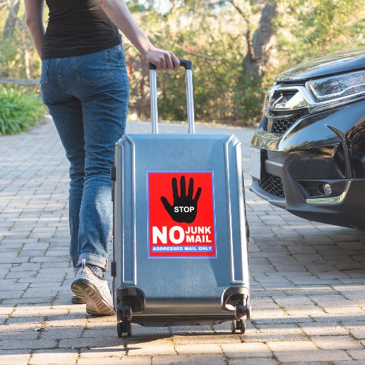 迷惑ストップメールアドレス指定メールなし – 不要 シール (スーツケースインサイチュ)