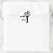 迷惑メールなしステッカー ラウンドシール (バッグ)