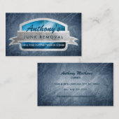 迷惑メールのスローガン名刺 名刺 (正面/裏面)