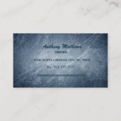 迷惑メールのスローガン名刺 名刺 (裏面)