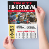 迷惑メールの削除電話番号 チラシ (手)