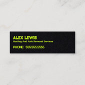 迷惑メールの削除 スキニー名刺 (裏面)