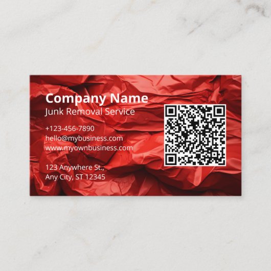 迷惑メールの削除 名刺 (正面)