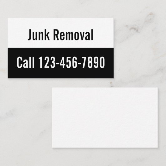 迷惑メールの削除(白黒)プロモーション 名刺 (正面/裏面)