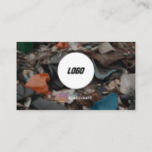 迷惑メールの削除QRコードロゴ 名刺 (裏面)