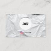 迷惑メールの取り外し配送サービスロゴテンプレートアイディア 名刺 (裏面)