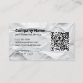 迷惑メールの取り外し配送サービスロゴ 名刺 (正面)