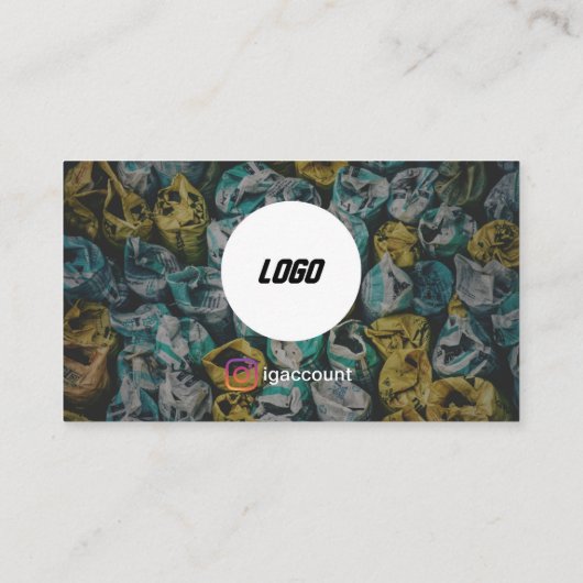 迷惑メールの取り消し代行QRコードロゴ 名刺 (裏面)