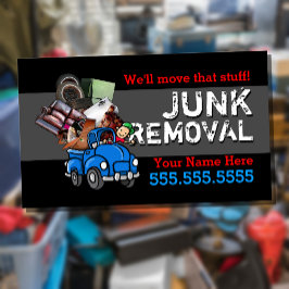 迷惑メールの取り除き得.Hauling.Junk.カスタマイズ可能文字 名刺