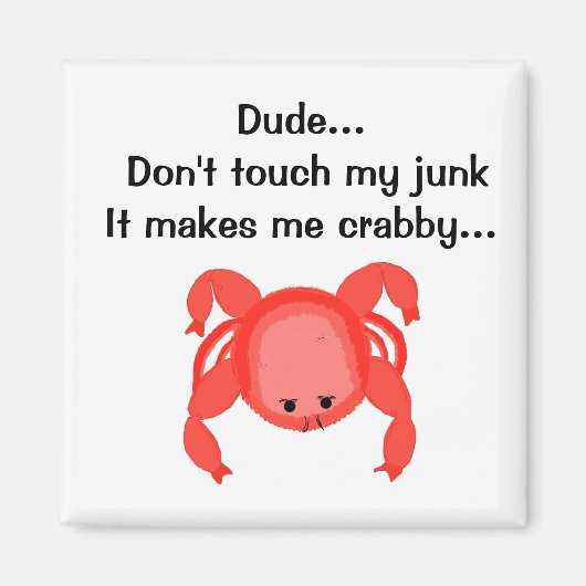 迷惑メールをTouchしない マグネット (正面)