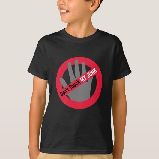 迷惑メールをTouchしない Tシャツ (正面)