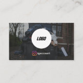 迷惑メール削除サービス詳細ロゴQRコード 名刺 (裏面)