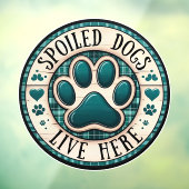 迷惑犬はここにウィンドウにしがみつく ウィンドウサイン (シート3)