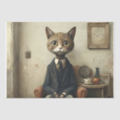 迷惑猫ウィリアムin the Lounge - Decompage - 薄葉紙 (正面)