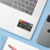 迷惑電話注意: 不明な番号にご用心 シール (ノートパソコンとiPhone)