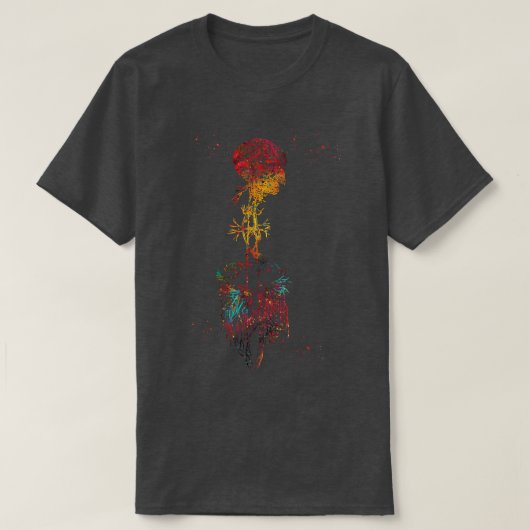 迷走神経アート1 Tシャツ (デザイン正面)