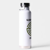 迷路の中の迷路のサイケユーモア ウォーターボトル (右面)