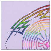 迷路の人の部族色+あなたのバックガー。 ファブリック (クローズアップ)