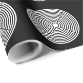 迷路の円形 ラッピングペーパー (ロールコーナー)