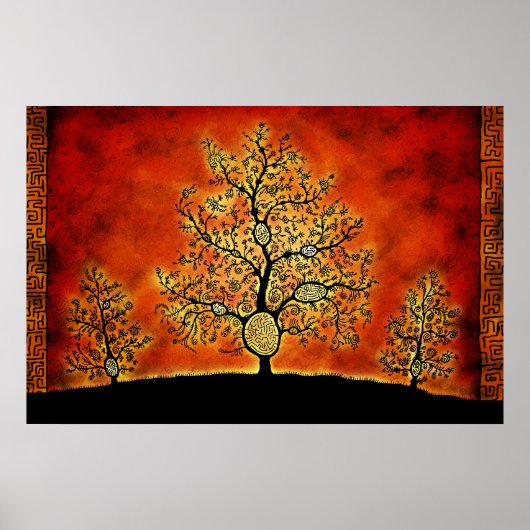 迷路の生えた木々 ポスター (正面)