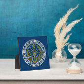 迷路の男 – オーナメント金ゴールドシルバー フォトプラーク (インサイチュ)