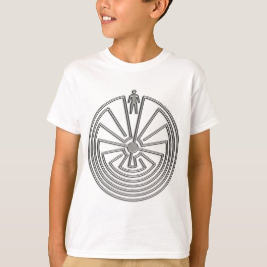 迷路の男 – シルバー Tシャツ (正面)