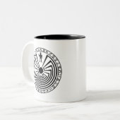 迷路の男 ツートーンマグカップ (正面左)