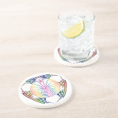 迷路の男 – 部族の入れ墨の色 コースター (側面)