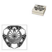 迷路の男 – 部族の入れ墨フレームII ラバースタンプ (押印)