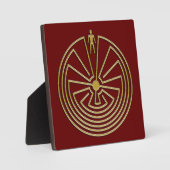 迷路の男 – 金ゴールド フォトプラーク (正面)