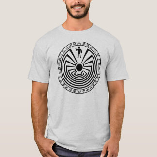 迷路の男[黒] Tシャツ