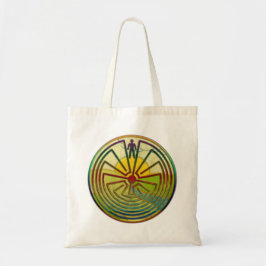 迷路の風景の男+あなたの背景 トートバッグ