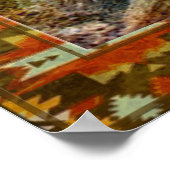 迷路の風景の男+あなたの背景 ポスター (角)